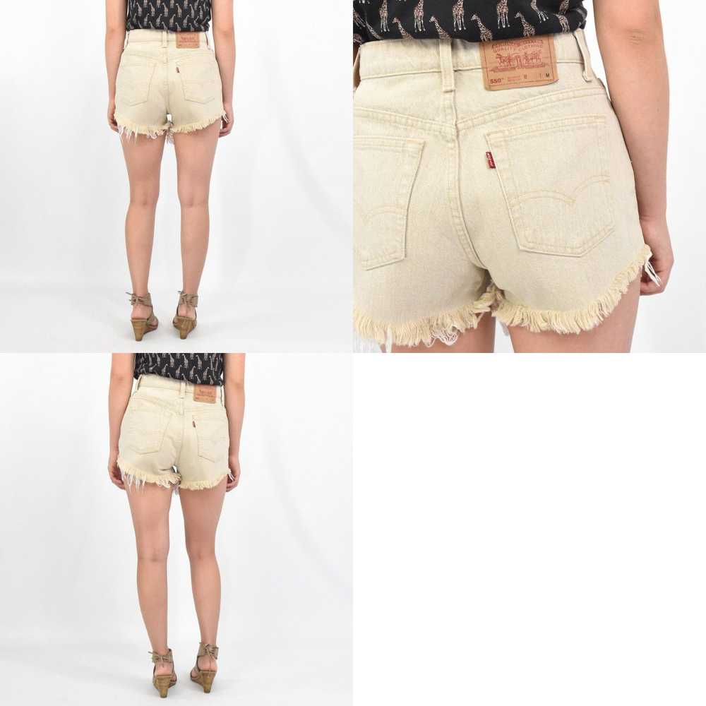 Levi's Vintage Womens Levis 550 High Waist Shorts… - image 4