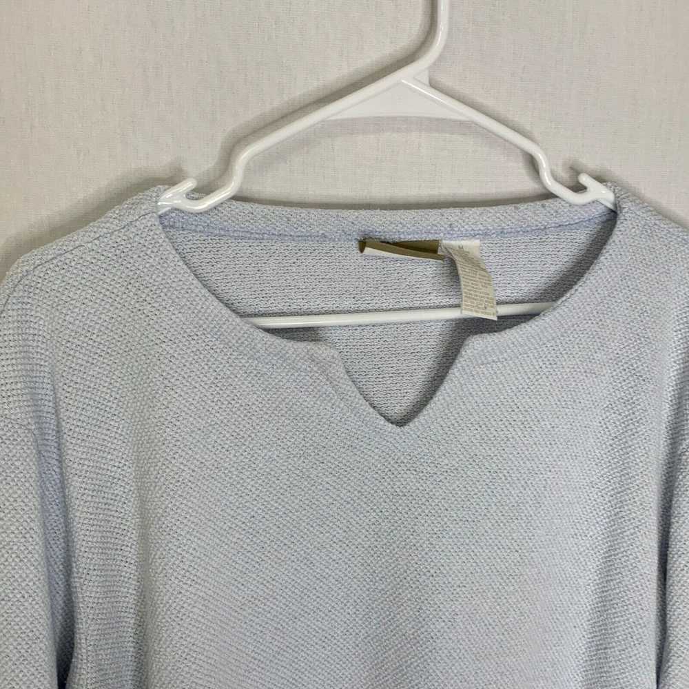 Vintage Liz Claiborne Womens Gray Knitted Long Sl… - image 3