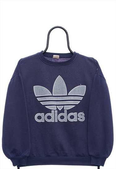 Vintage Adidas Graphic Navy Sweatshirt Womens - image 1