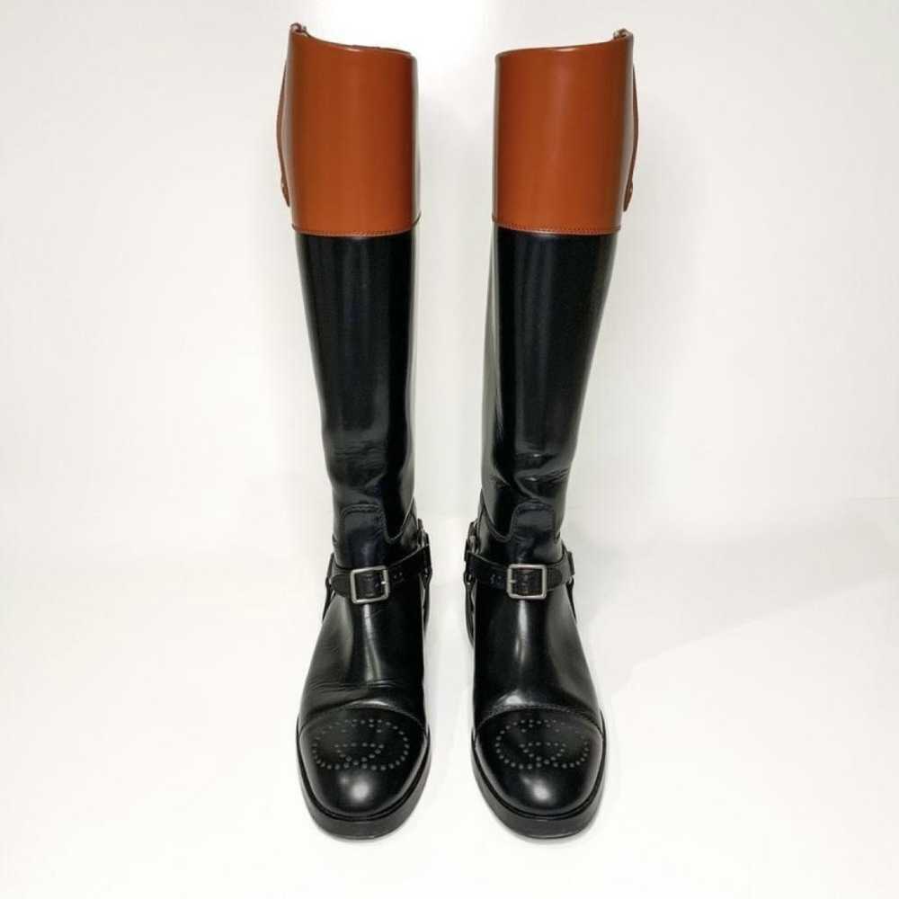 Gucci Leather riding boots - image 2