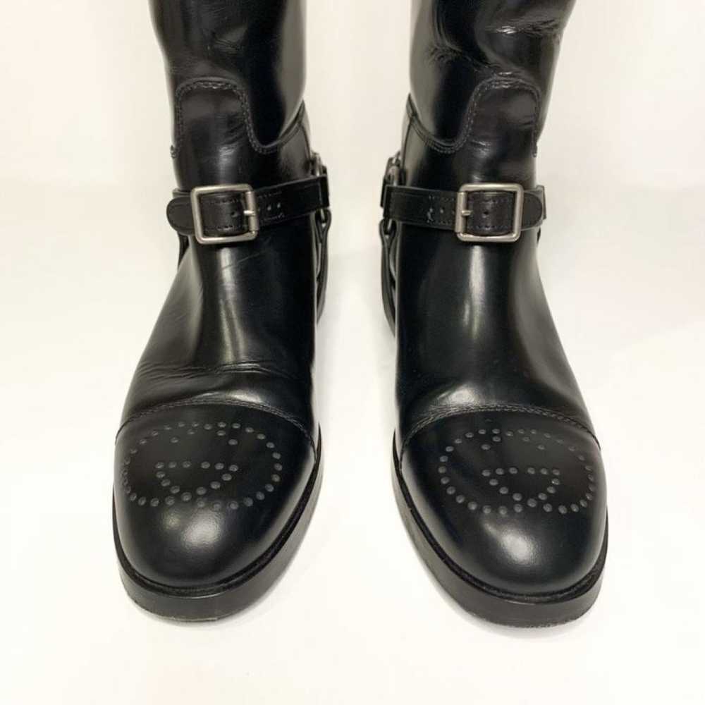 Gucci Leather riding boots - image 3