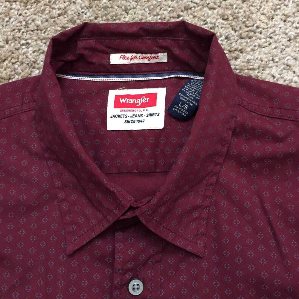 Wrangler Wrangler Shirt Men's Large Flex For Comf… - image 2