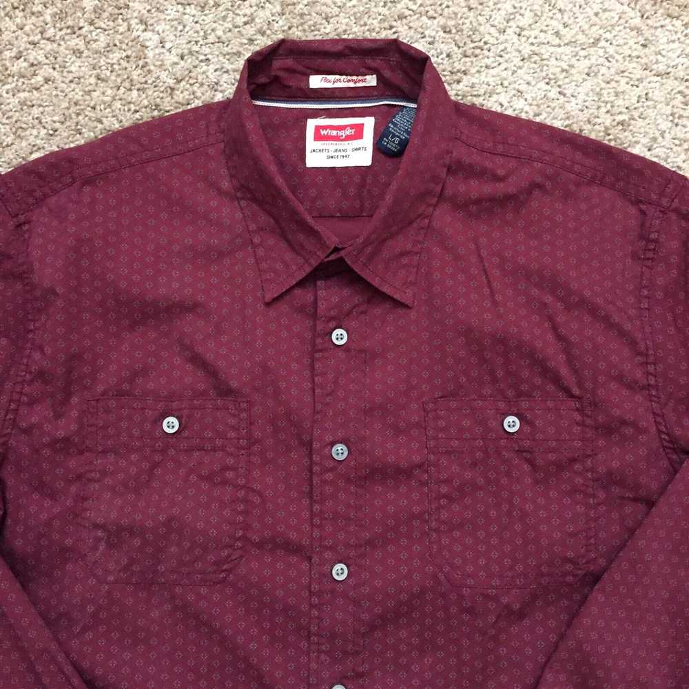 Wrangler Wrangler Shirt Men's Large Flex For Comf… - image 3