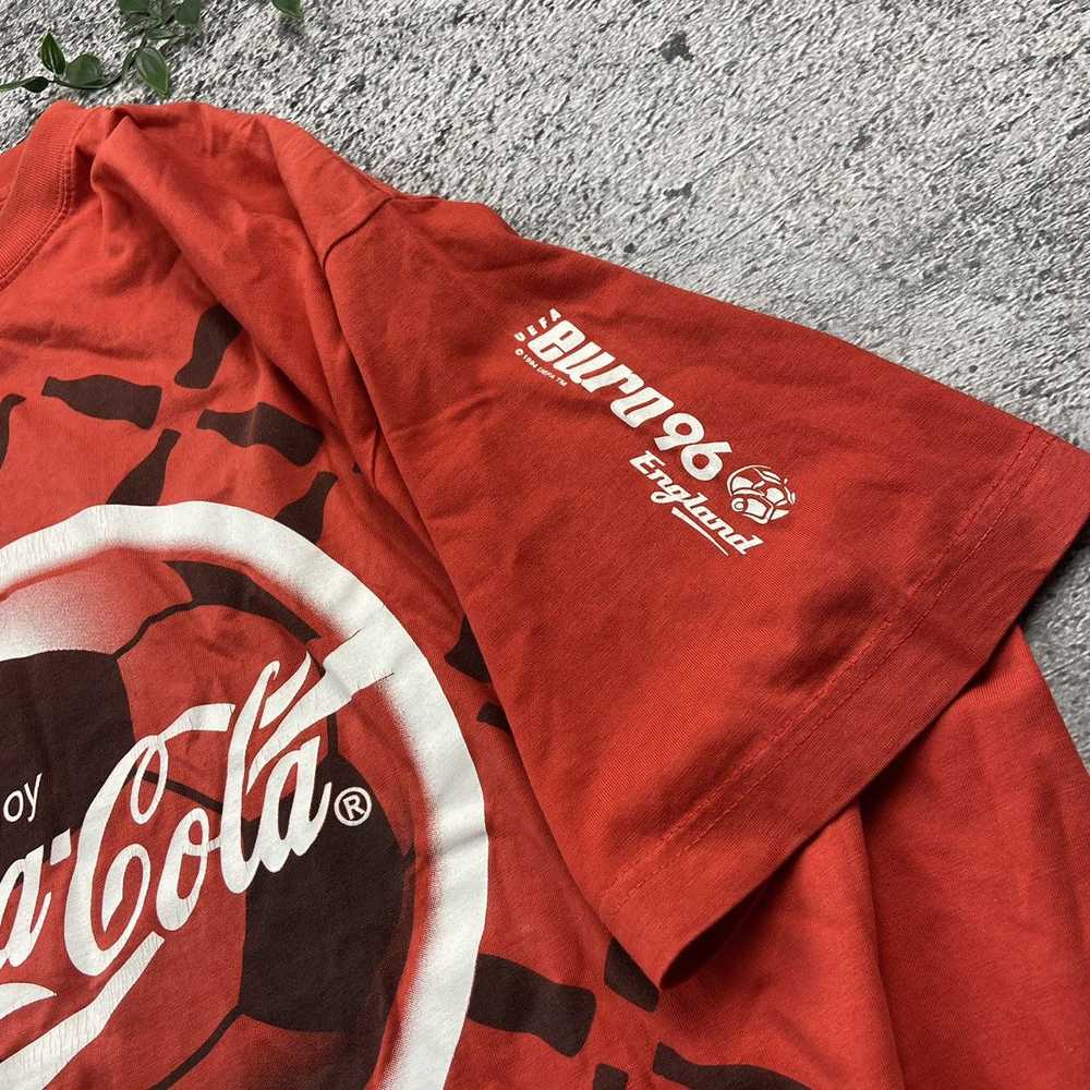 Coca Cola × Soccer Jersey × Vintage Vinatge Coca-… - image 8