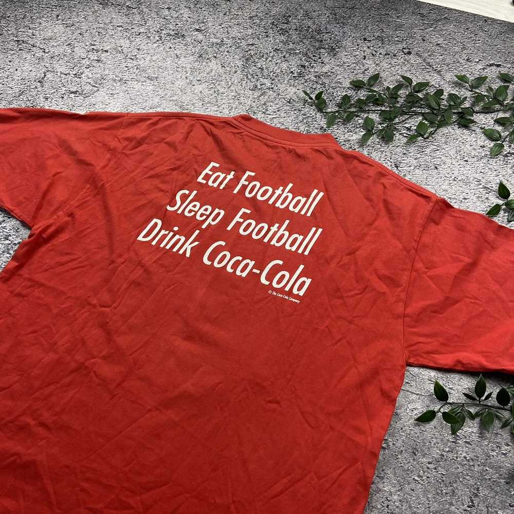 Coca Cola × Soccer Jersey × Vintage Vinatge Coca-… - image 9