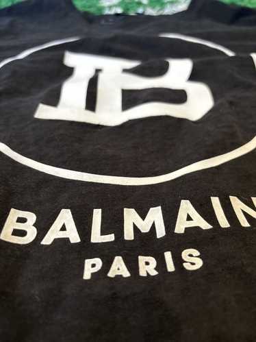 Mens balmain logo tee - Gem