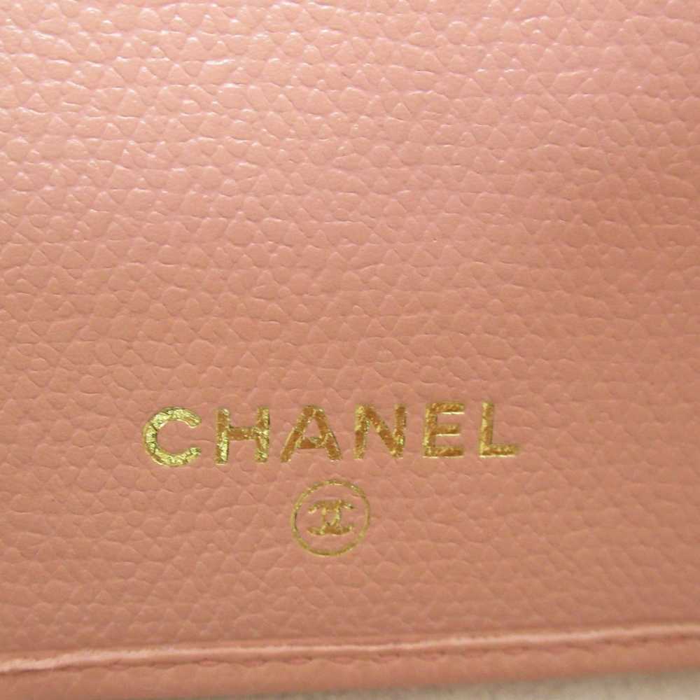 Chanel CHANEL Card Case Pink leather - image 6