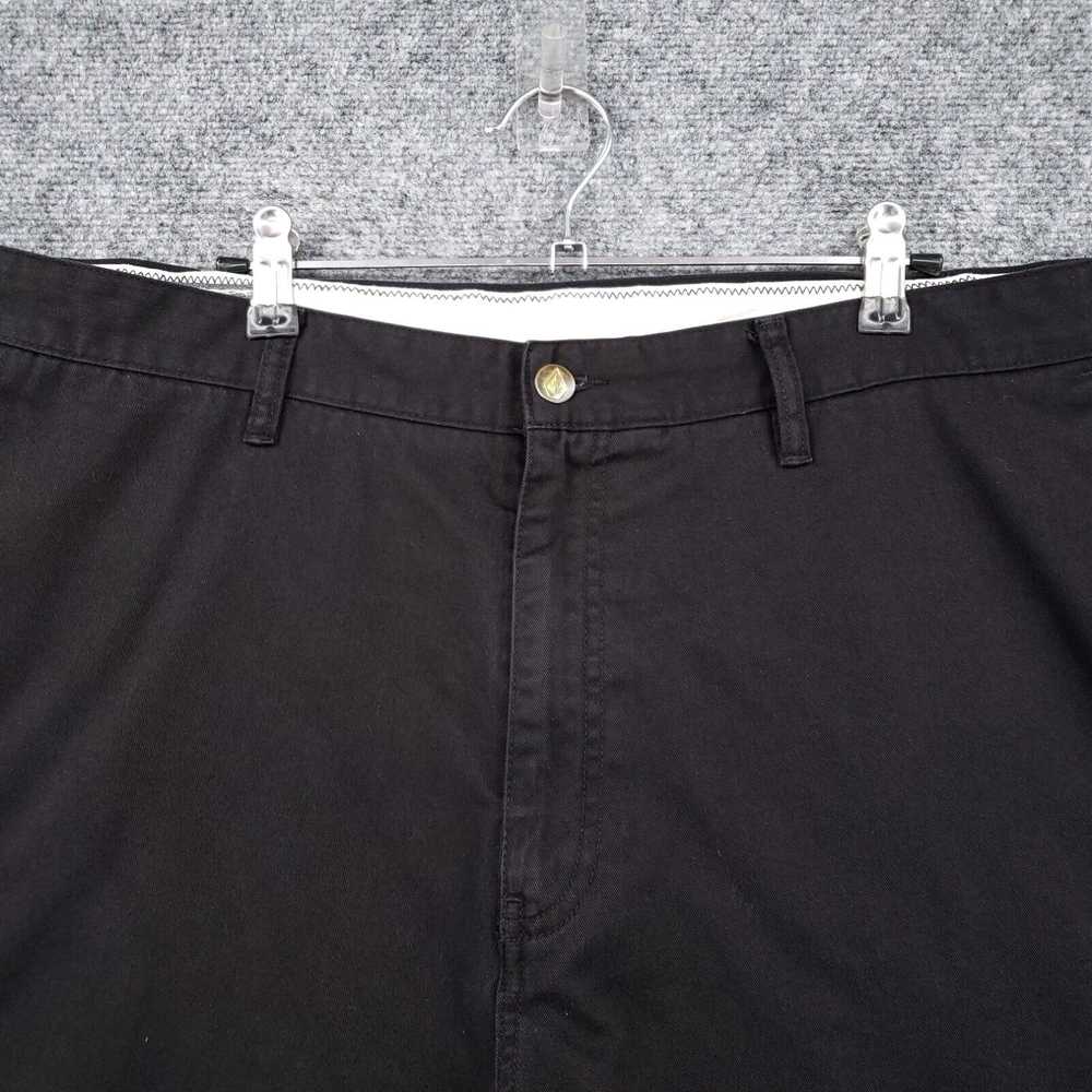 Volcom Volcom Shorts Mens 40 Black Chino Skater F… - image 2