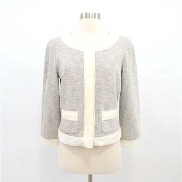 Vintage Philippe Adec Blazer Jacket Womens 6 Gray… - image 1