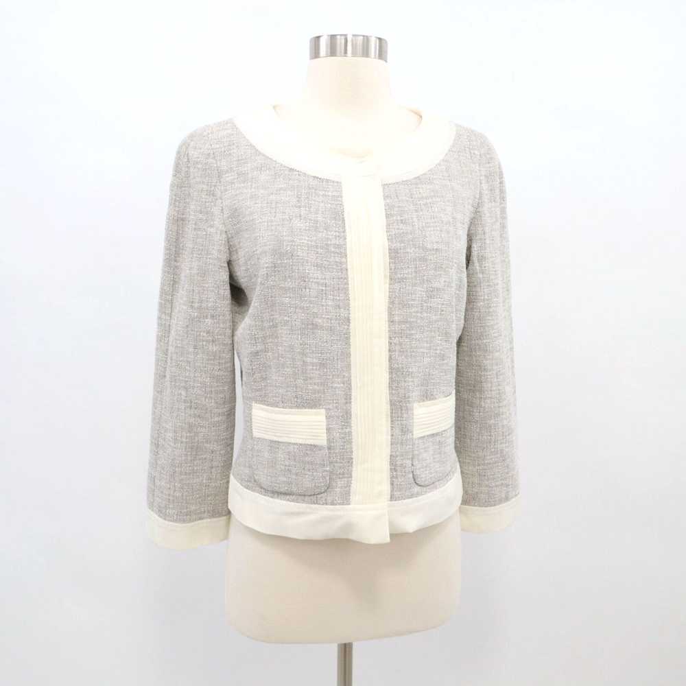 Vintage Philippe Adec Blazer Jacket Womens 6 Gray… - image 3