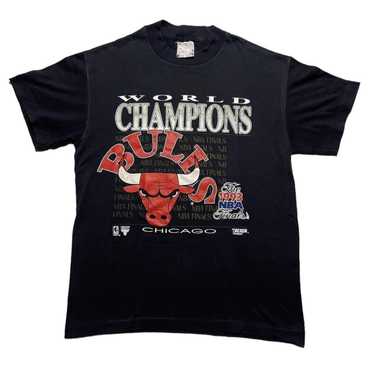 Vintage deals Chicago bulls 3x champion single stitch