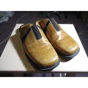 Vintage Men's MODA MARIO Italy Tan Slip On Leathe… - image 1