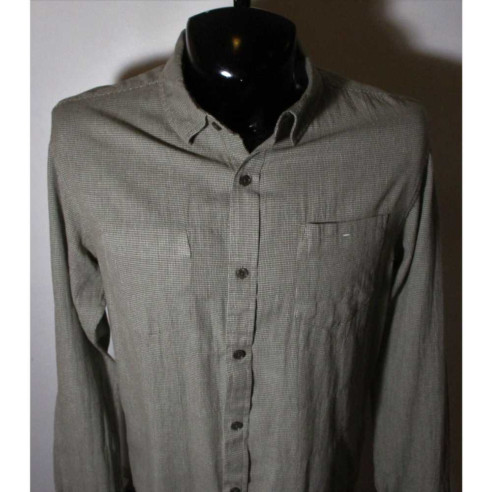 Vintage Men's HORNY TOAD Brown Organic Cotton Lon… - image 2