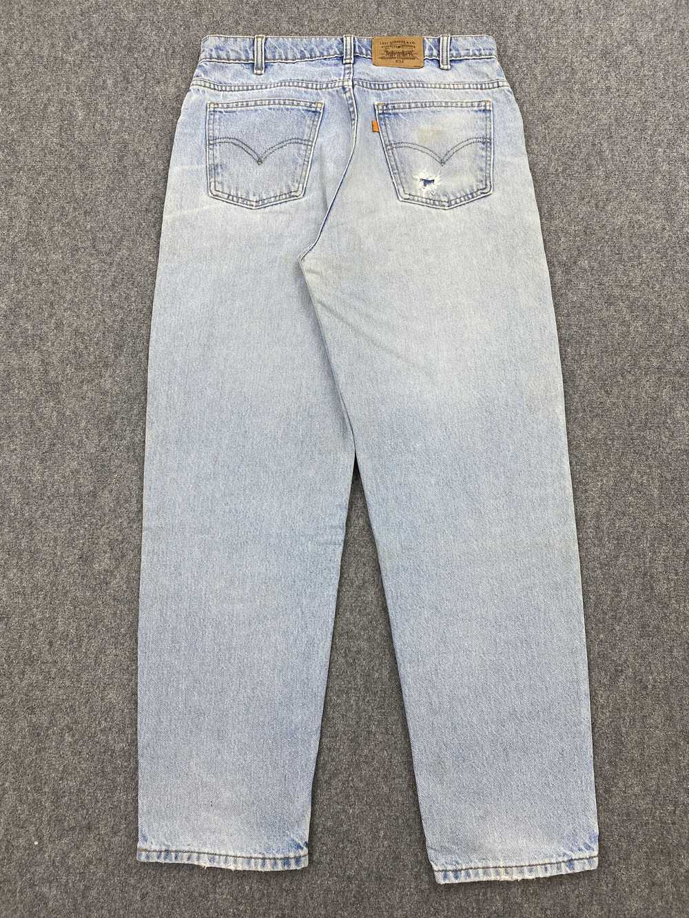 Levi's × Vintage Vintage 90s Levis 634 Orange Tab… - image 3