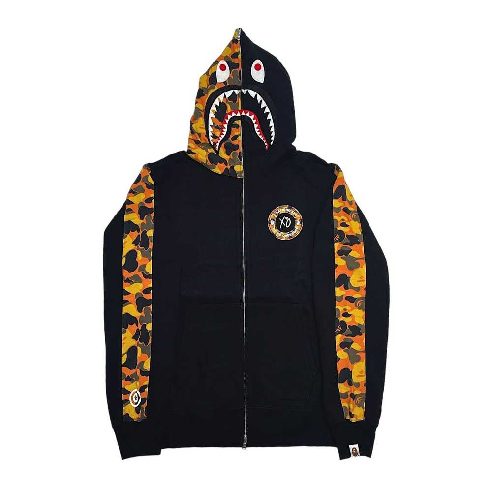 Bape x XO Shark Full Zip Hooded Sweatshirt Camo B… - image 1