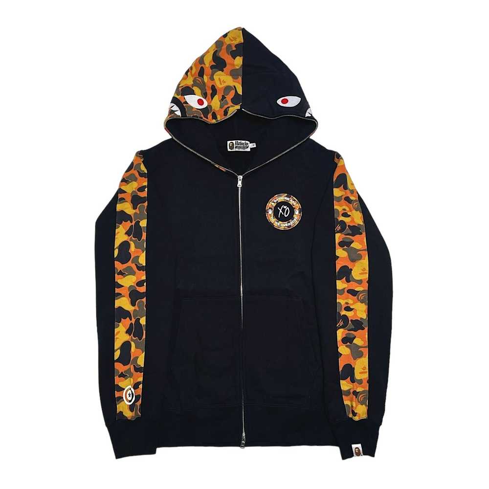 Bape x XO Shark Full Zip Hooded Sweatshirt Camo B… - image 2