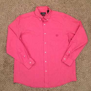 Chaps Chaps Easy Care Shirt Mens Medium Button Up… - image 1