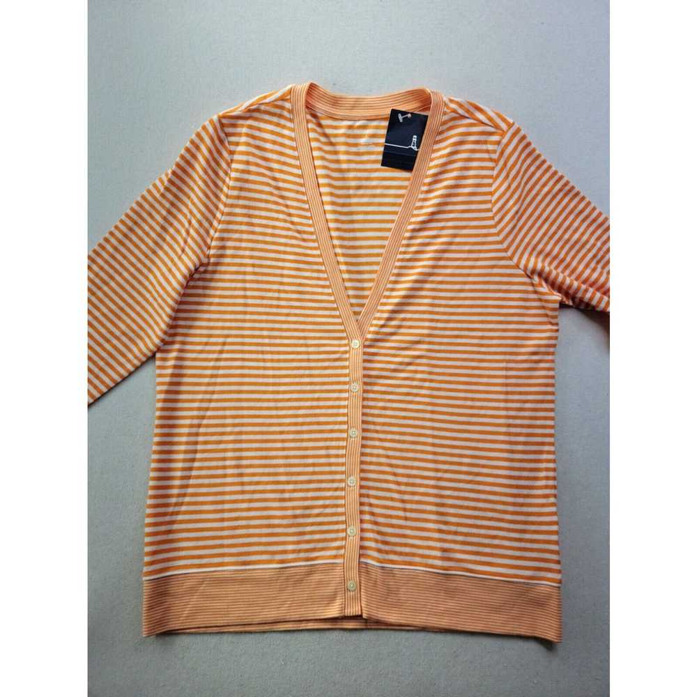 Vintage NEW - Lands End Phipps Orange White Women… - image 2