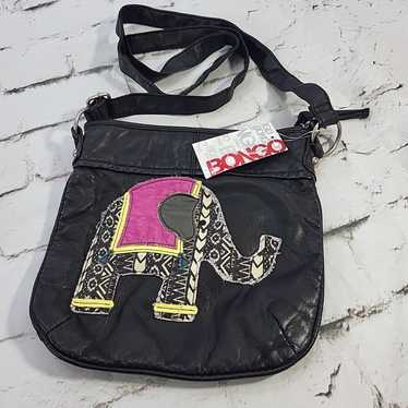 Vintage Bongo Vintage Y2k Crossbody Bag Black wit… - image 1