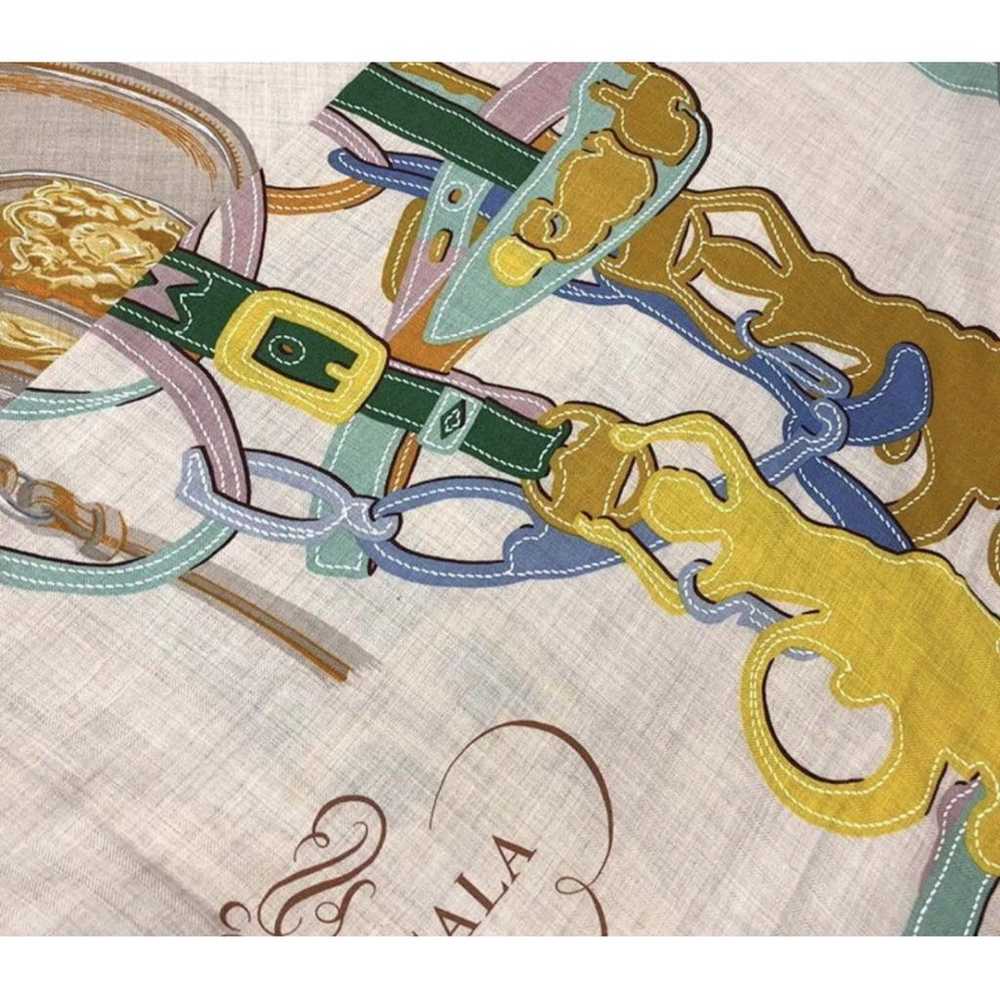 Hermès Châle 140 cashmere scarf - image 6