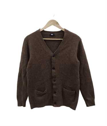 Cardigan × Uniqlo Uniqlo Brown Wool Cardigan Sweat