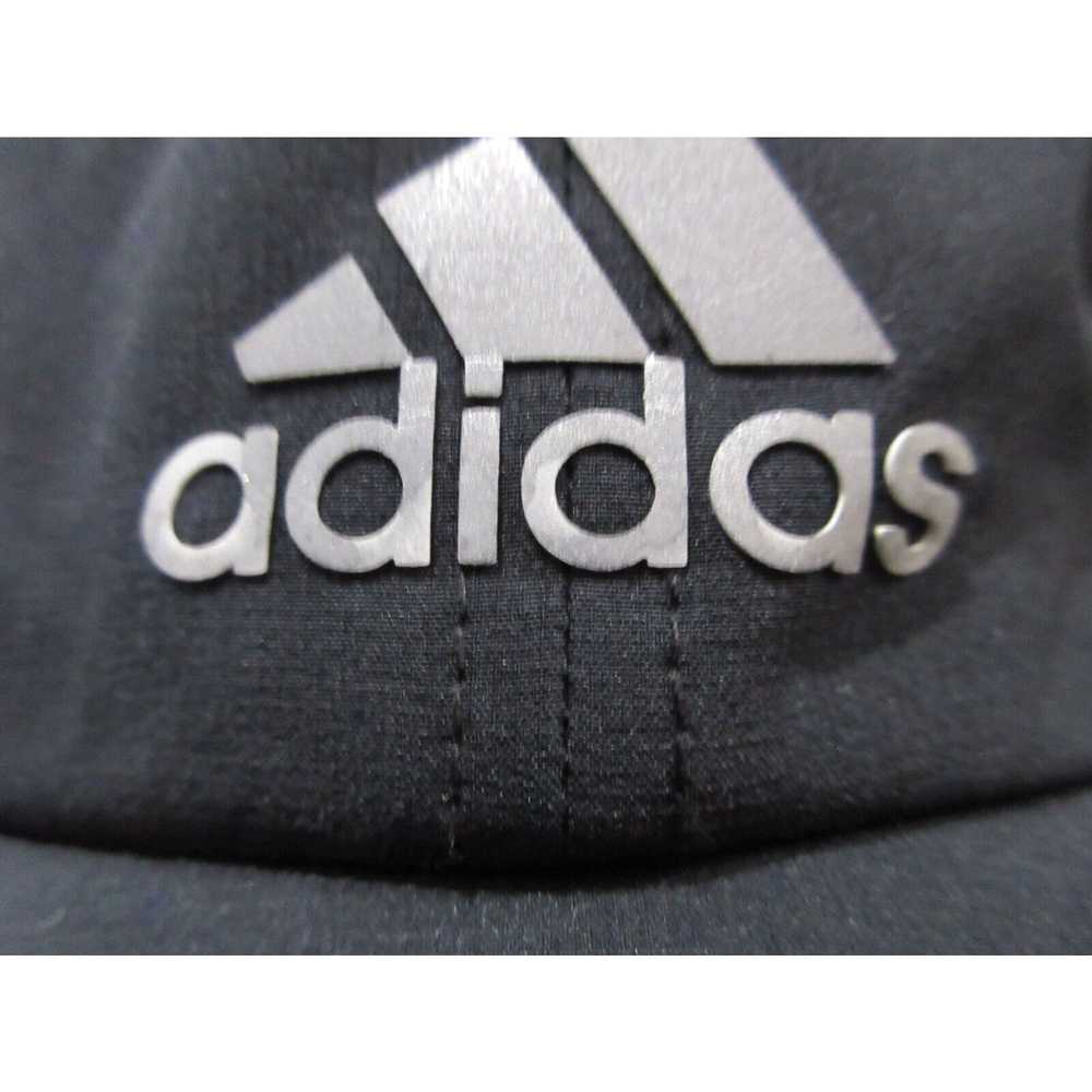 Adidas Adidas Hat Cap Strap Back Black Gray Logo … - image 3