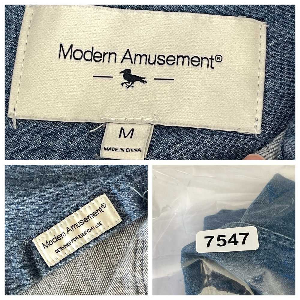 Modern Amusement Modern Amusement Men's Denim Shi… - image 9