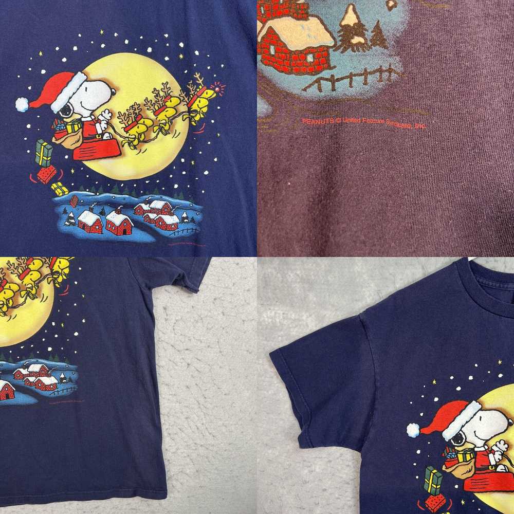 Delta Vintage 90s Peanuts Snoopy Santa Claus Holi… - image 4