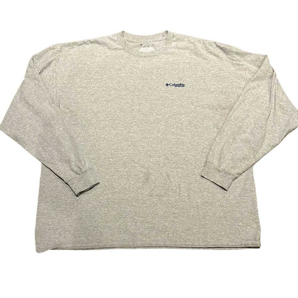 Columbia Columbia PFG XXL Gray Long Sleeve T-Shir… - image 2