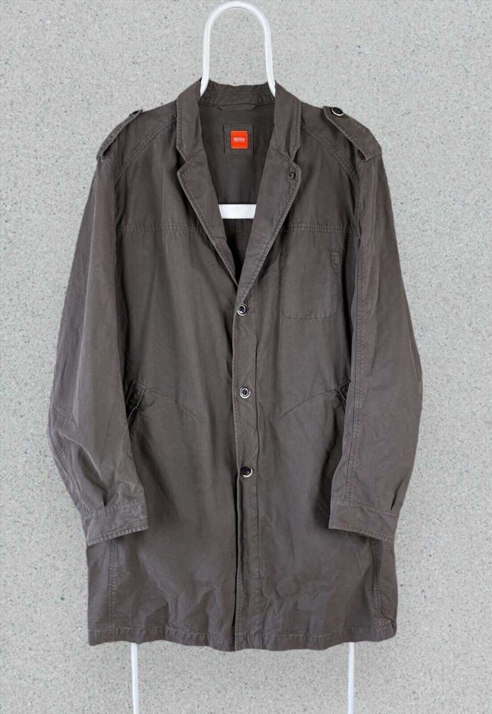 Hugo Boss Orange Trench Coat Military Mens UK 46 … - image 1