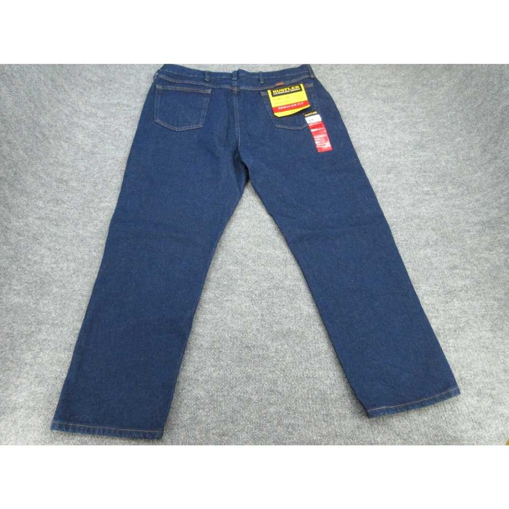 Vintage Rustler Jeans Mens 42x30 Blue Denim Jeans… - image 3