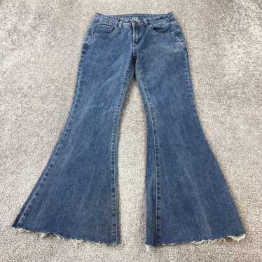 Shein Shein Flared Jeans Women's Size S Blue Low … - image 1