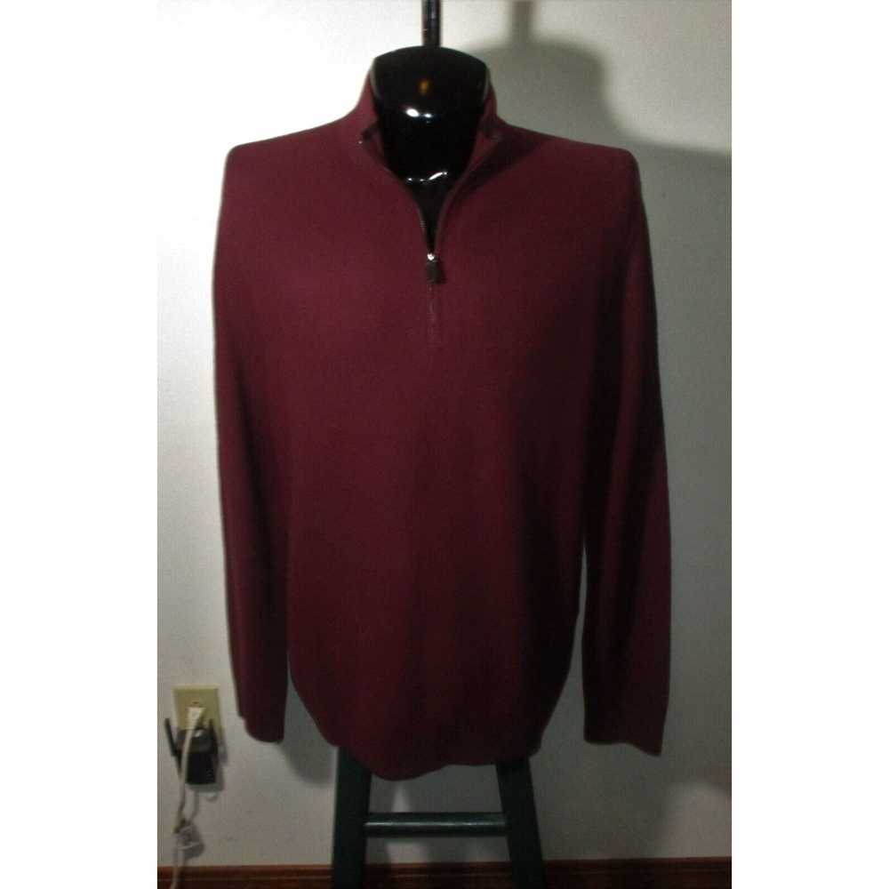 Michael Kors Men's MICHAEL KORS Burgundy Long Sle… - image 1