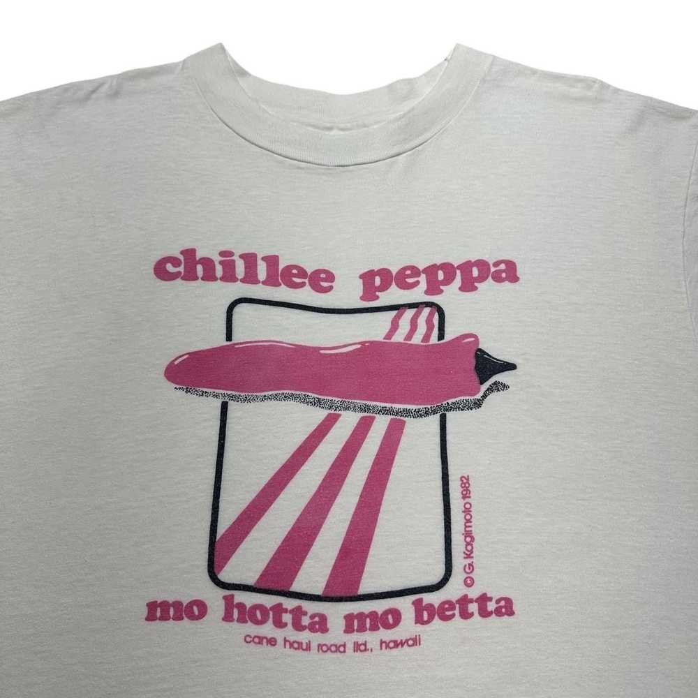 Hanes × Vintage Vintage Chillee Peppa Hawaii 1982… - image 3