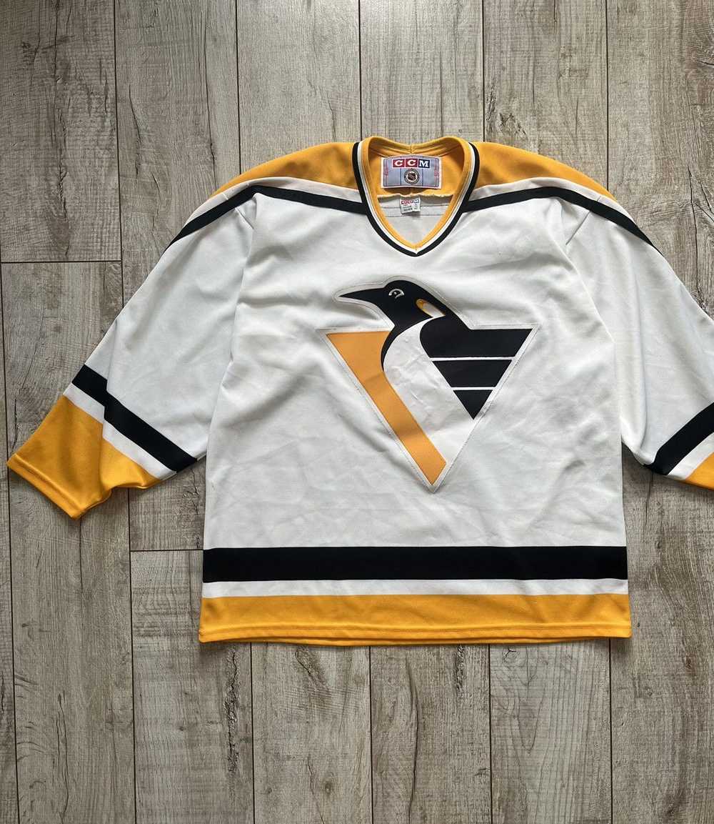 Ccm × NHL × Vintage CCM Pittsburgh Penguins Robo … - image 1