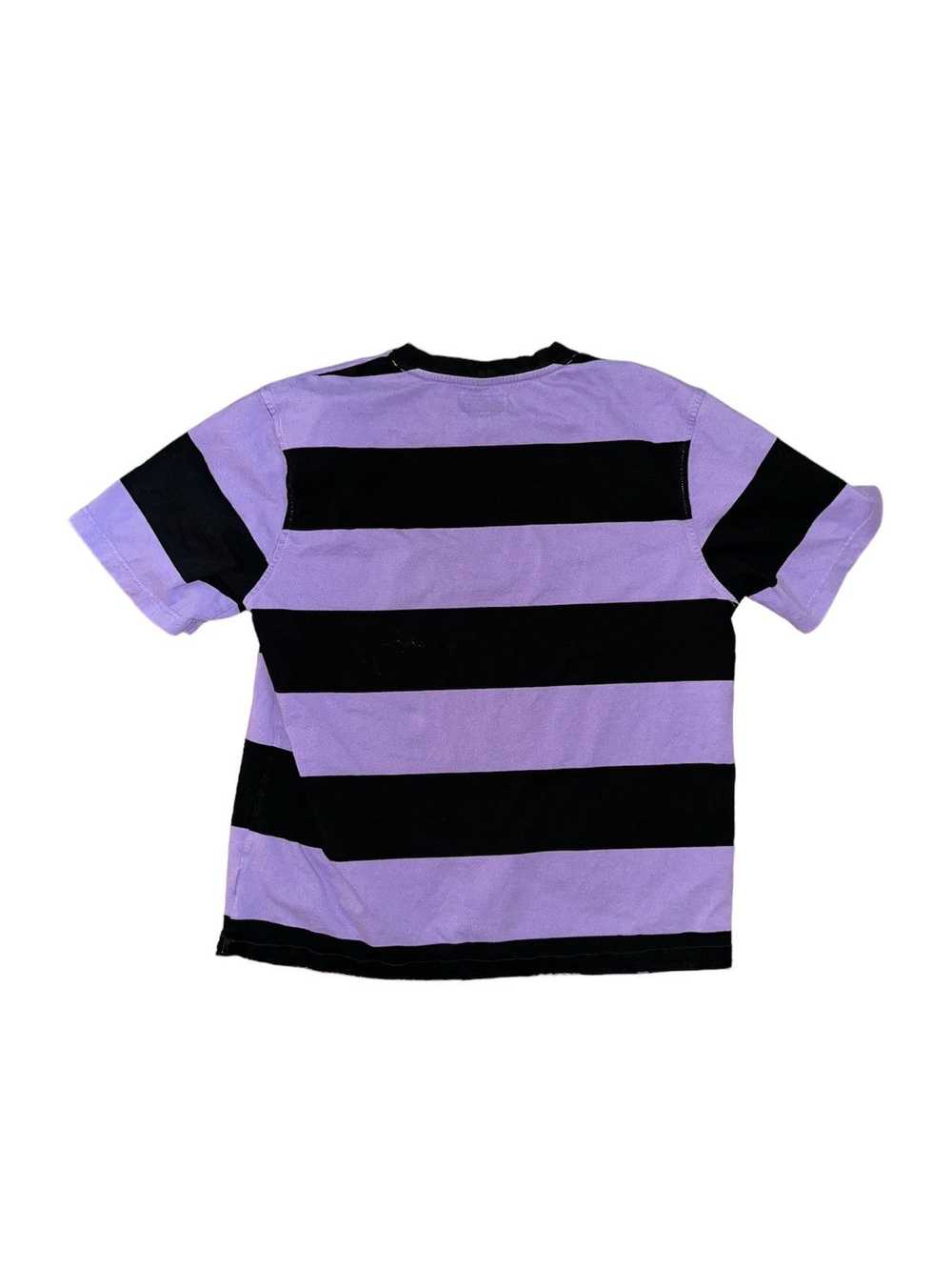 Hype × Streetwear × Stussy STUSSY Striped T-Shirt. - image 2