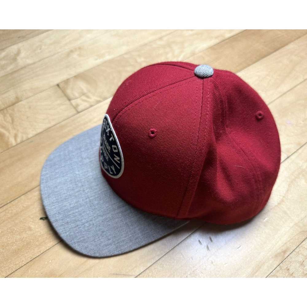 Brixton Brixton SnapBack Hat Red Gray OSFA - image 3