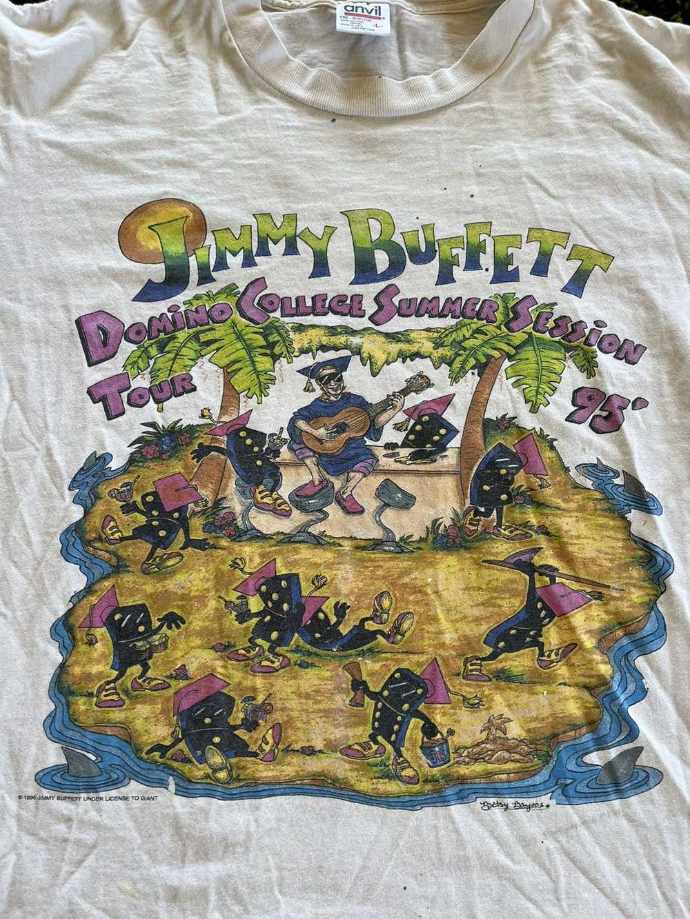 Vintage Jimmy Buffett Vintage College Tee - image 2