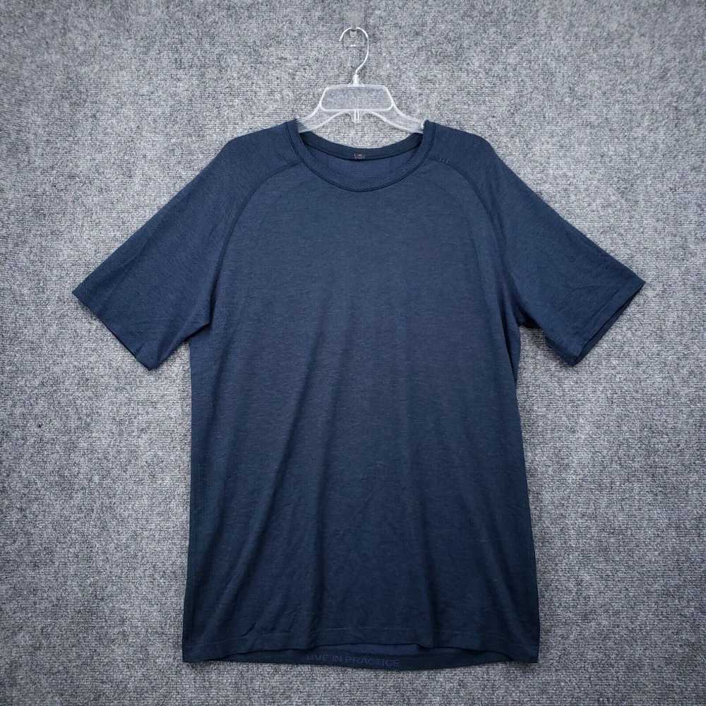 Lululemon Lululemon T Shirt Mens L Large Blue Wor… - image 1