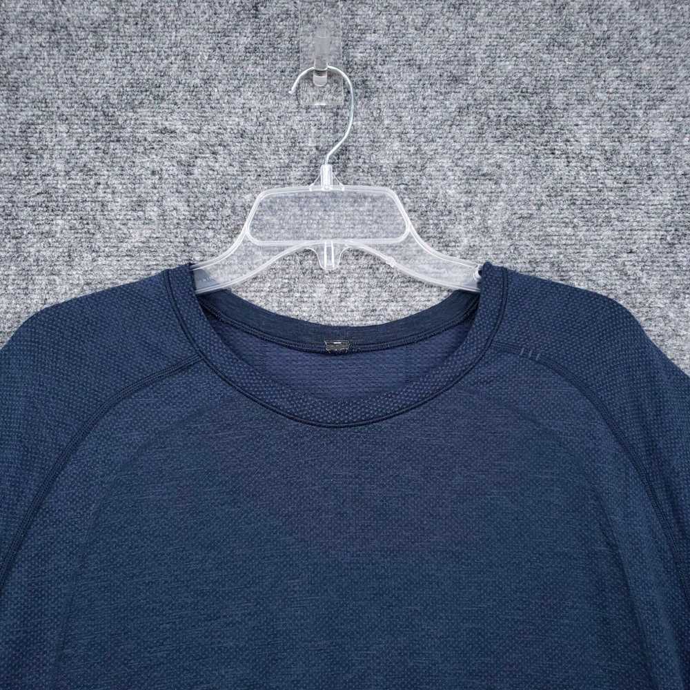 Lululemon Lululemon T Shirt Mens L Large Blue Wor… - image 3