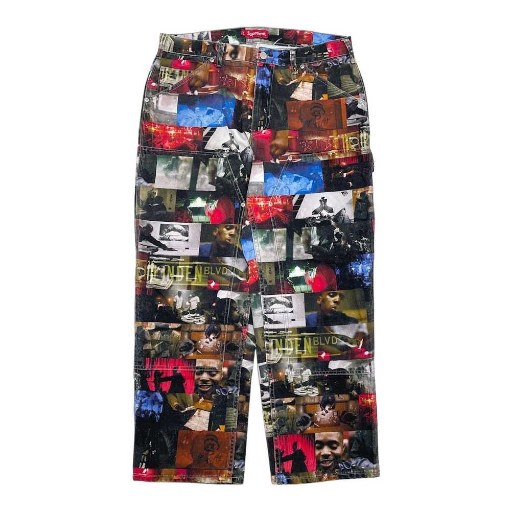 Supreme Nas and DMX Collage Double Knee Denim Pai… - image 1