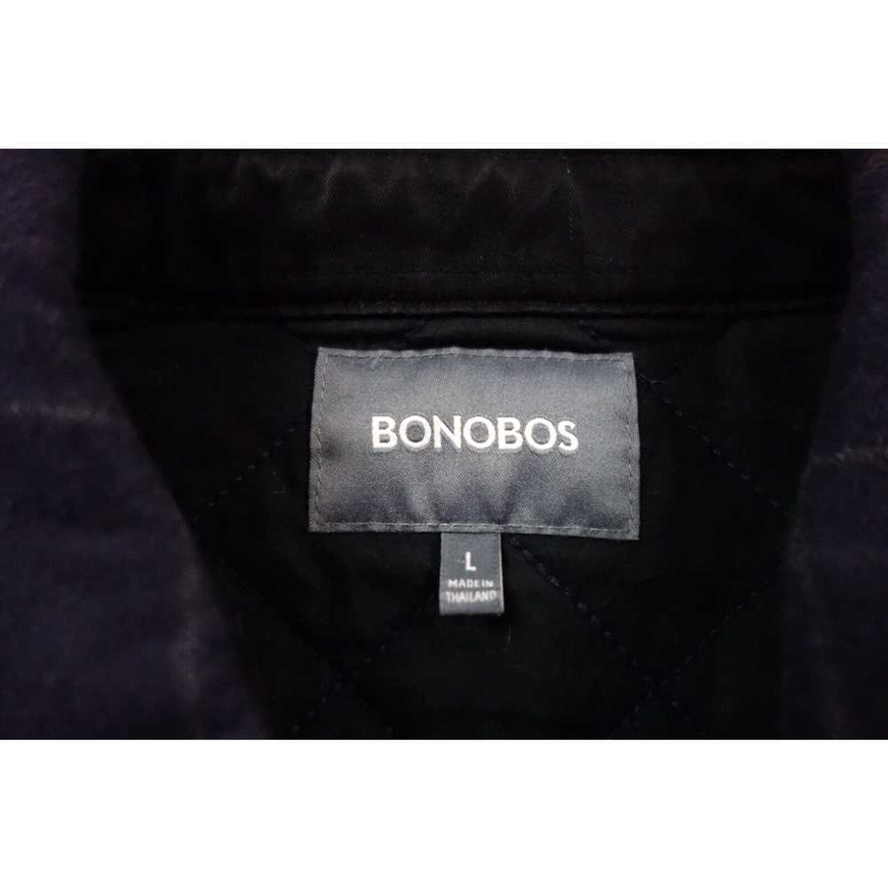 Bonobos Bonobos Shirt Jacket Mens Large Blue Butt… - image 2