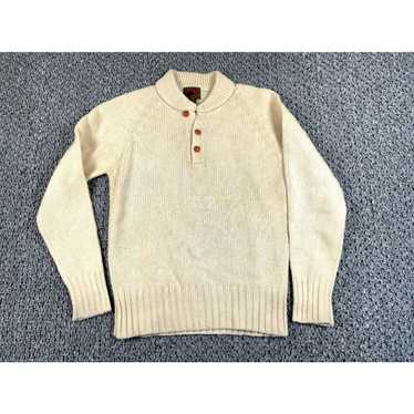 Henleys VTG Boston Traders Wool Henley Sweater Ad… - image 1