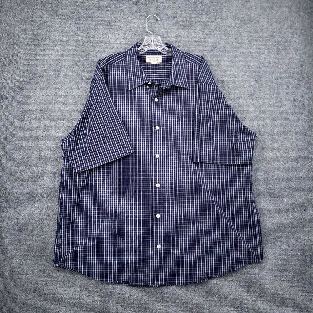 Vintage Duluth Trading Shirt Men 2XL BLue Plaid B… - image 1