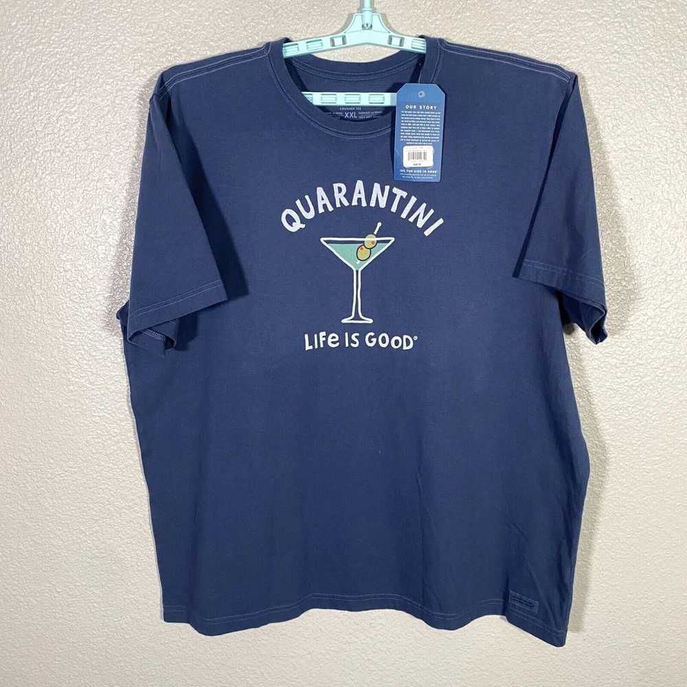 Life Is Good Life Is Good Shirt Mens 2XL Blue Qua… - image 1