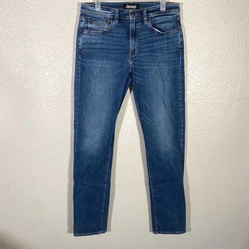 Vintage Revtown Jeans Mens 32x34 Automatic Blue D… - image 1