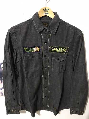 WASHED DENIM SHIRT LS | 服と工藝 SWITCH｜福島県福島市の