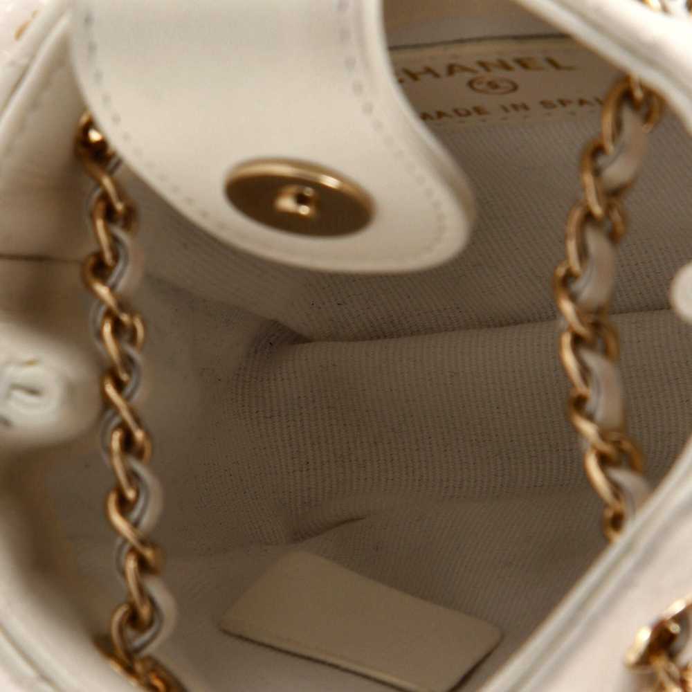 CHANEL CC Square Clutch with Chain Quilted Lambsk… - image 6