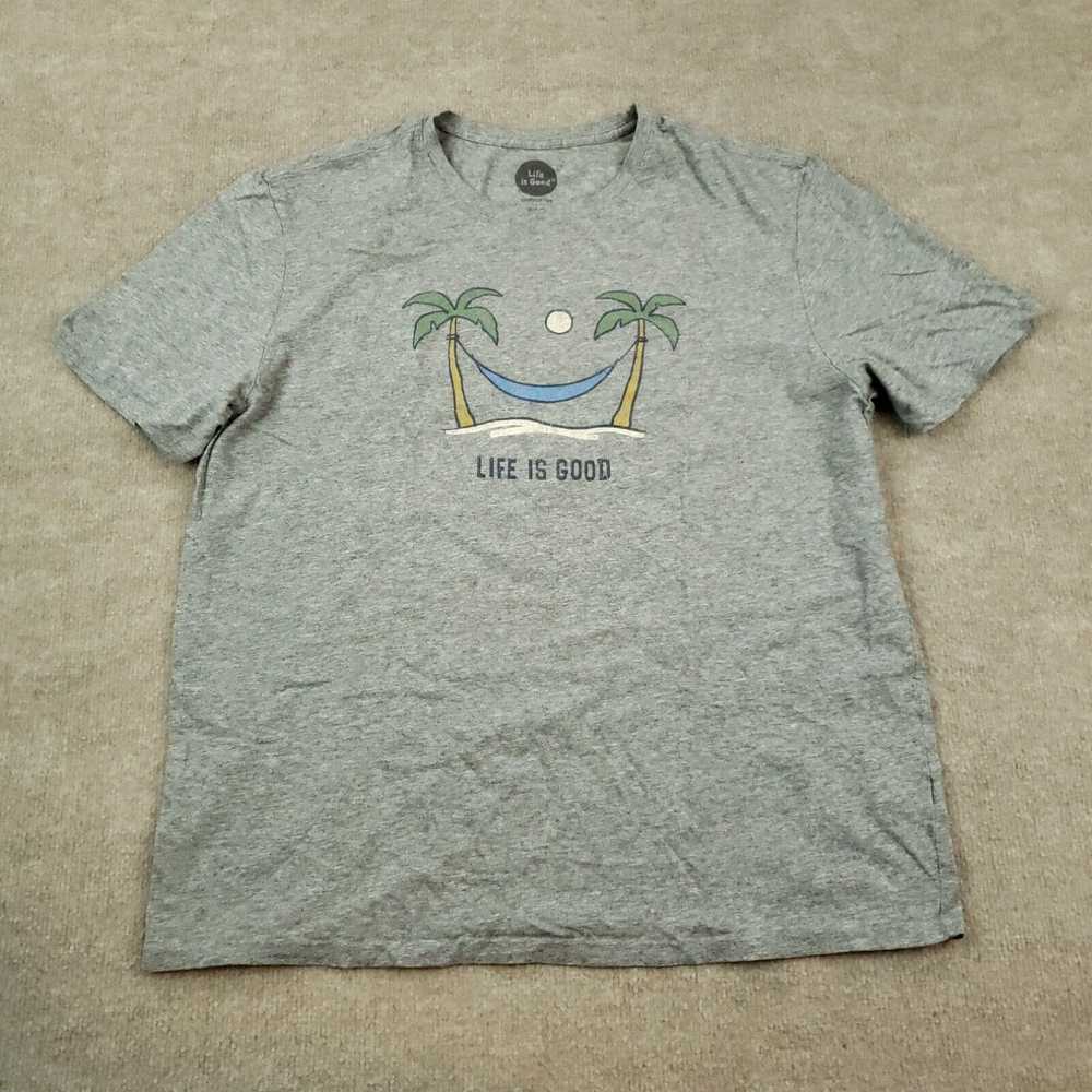 Life Is Good Life Is Good T-shirt Mens Large Gray… - image 1