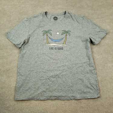 Life Is Good Life Is Good T-shirt Mens Large Gray… - image 1